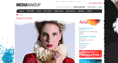 Desktop Screenshot of mediamakeup.com.au